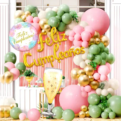 TaoLe Bear Factory Feliz Cumpleanos Globo Arco New Design