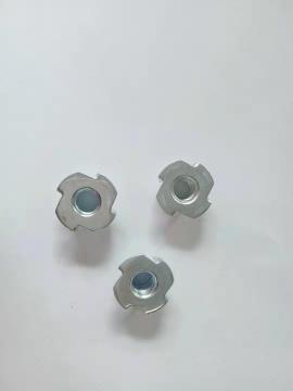 Zinc plated Four shackles Furniture nuts