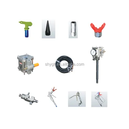 GP2045 Air-Powered Airless Paint Sprayer: High Viscosity Steel Structure Fireproof Paint Application Machine