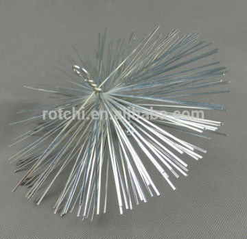 Steel wire chimney brushes