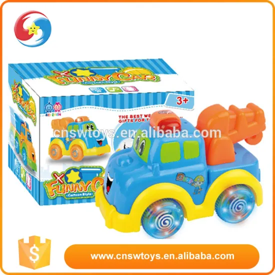 Cheap Funny Design Kids Cartoon Promotional Plastic RC Mini Car Toys