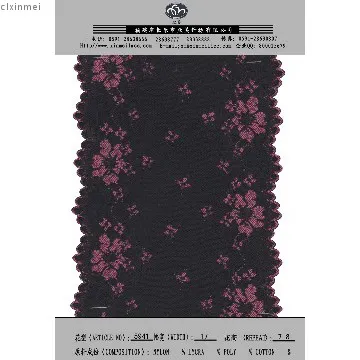 17 cm jacquard 10% rayon lace