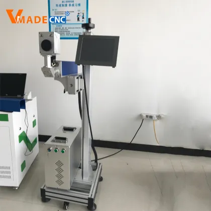 Fiber laser flying marking machine