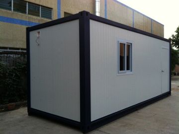 Color Sandwich Panel, Pvc Window Container Modular House Standard Type