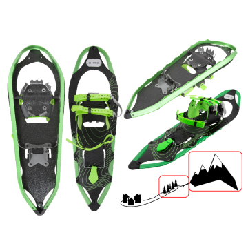 Customized Logo XATP Light Anti-Slip Durable Sawtooth EVA Padded All-Terrain Snowshoes for Men and Women