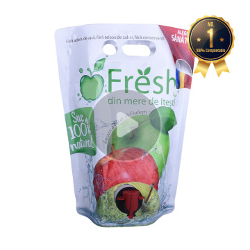 Best Stand Up Plastic Custom Liquid Fruit Juice Pouch Drink Packaging Spout Pouch--Juice Package With Spout