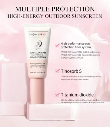 SPF 35 Whitening Vegan Natural Organic Sunscreen Face