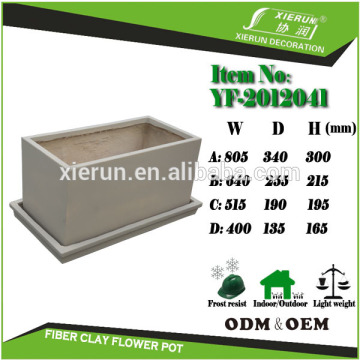 Huge rectangular fiberglass planters manufacturers