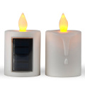 Outdoor Window Solar Powered Led Pillar Candles