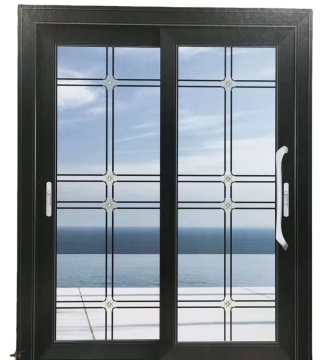 Home Medged Glass Security Window Grills με μεταλλικά πλαίσια και συρόμενα σχέδια αλουμινίου στην Κεράλα