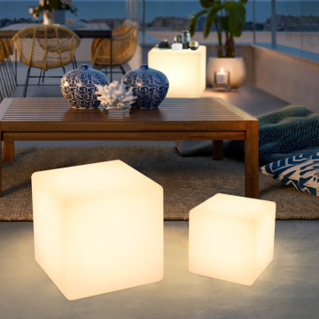 Modern Acrylic LED Cube Floor Lamp for Bedroom and Living Room