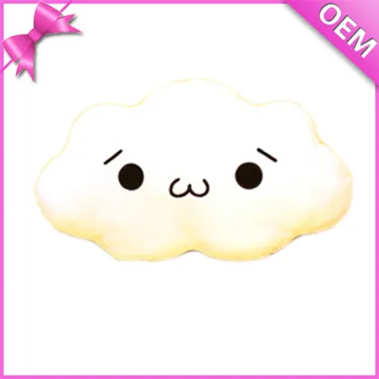 Funny Shape Pillow Cheap White Different Face Cloud Plush Pillow