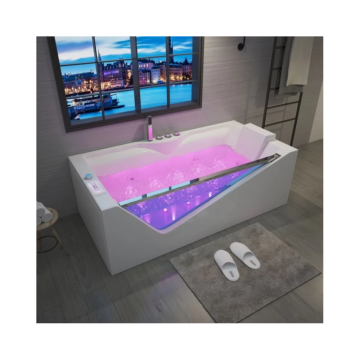 Factory Direct Modern Modern Acrilic Rectangular Massage Batub - Hotel Jetted Spa Whirlpool Tubs