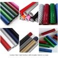 3K Roll обернута 100% глянцевая углеродная волокна трубки