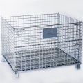 Galvanized Steel Wire Mesh metal warehouse Storage cage