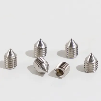 High Quality 304 Stainless Steel Hexagon Socket Cone Point Screws