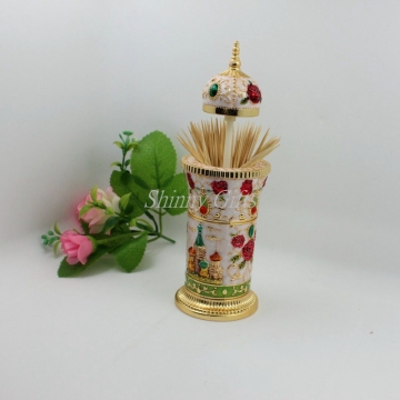 Shinny Gifts China Supplier Colorful Toothpick Holder for Wedding Decoration