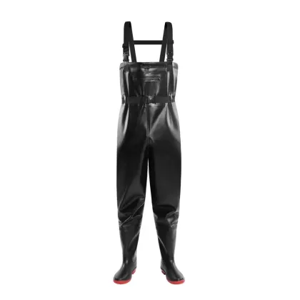 Custom Thickened PVC Fishing Waders Waterproof Thigh High Boot Waders for Fly Fishing