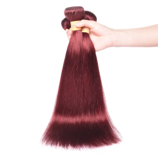 Wholesale Price Human Hair 33# Straight Wave Virgin 12a Grade Brazilian Hair in China Virgin Cuticle Aligned Hair Bundles