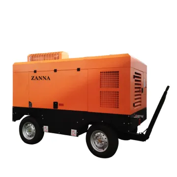 Diesel mobile van air compressor