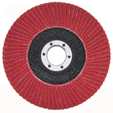 ZY Abrasive Red Ceramic Flap Discs: High-Quality Grinding Wheels for Metal Polishing (4/5/6inch, 125*22mm, T27/T29 Shank)