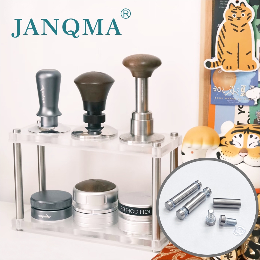 Double head advertising screw for storage rack