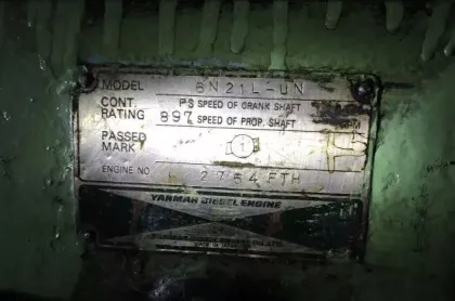 Marine diesel engine set YANMAR 6N21L-UN