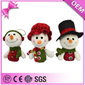 Xmas Tree Decoration christmas plush Snow Man Pendant Stuffed Christmas Dolls