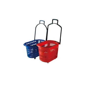 Large Volume High-Quality Plastic Shopping Grocery Basket