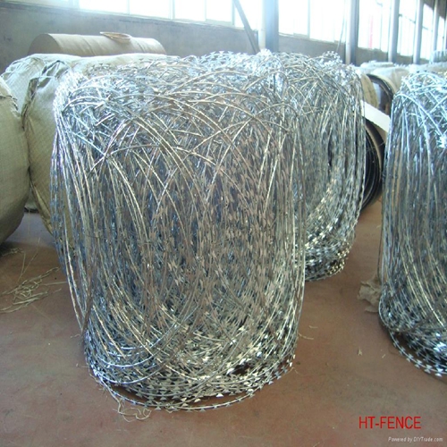 Galvanized Concertina Razor Wire