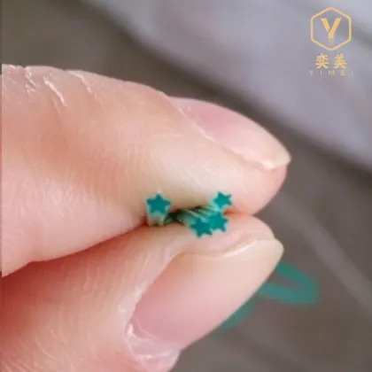 Teal PP Star Shape Filament for Brush Making