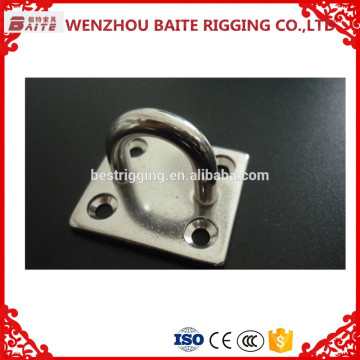China wenzhou rigging hardware manufacturer stainless steel 316 square eye plate