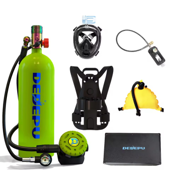 DEDEPU D600 2.3L Gas Cylinder: Emergency Scuba Diving Air Tank with BCD