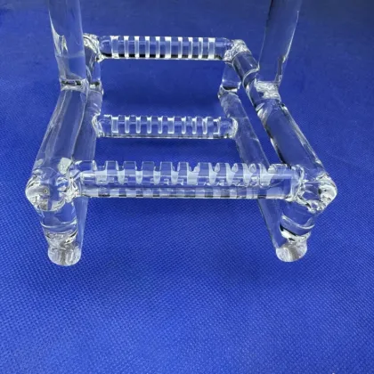 High UV Transmittance Quartz Chip Carrier for Semiconductors