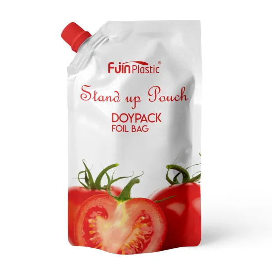 Customized Nozzle Pouch Packaging for Beverages and Sauces