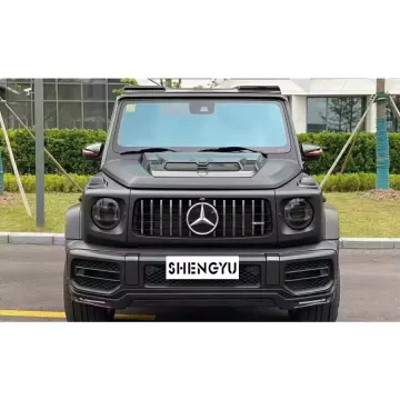 AMG Style Car Bumper Kit for Benz G CLASS W464 (19+) - Includes Grille, Exhaust Pipes, and Front Lamps