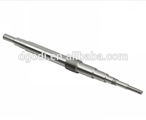 ISO9001 certificated worm drive shaft stainless steel circular saw shaft