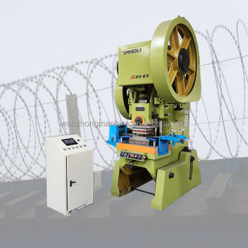 New Condition High-Quality Barbed Wire Machine with Razor Blade Fence for Manufacturing Plants