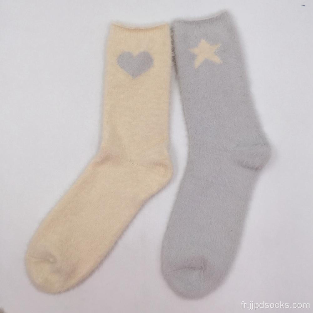 Des chaussettes intérieures super douces étoiles des chaussettes confortables