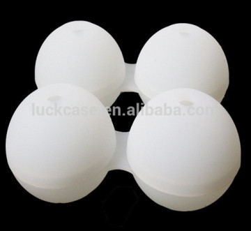 Creative Diameter 6cm Spherical Four Ice Hockey Silicone Ice Tray Mold