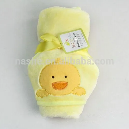 Fleece Embroidered Baby Blanket/super soft fleece baby blanket