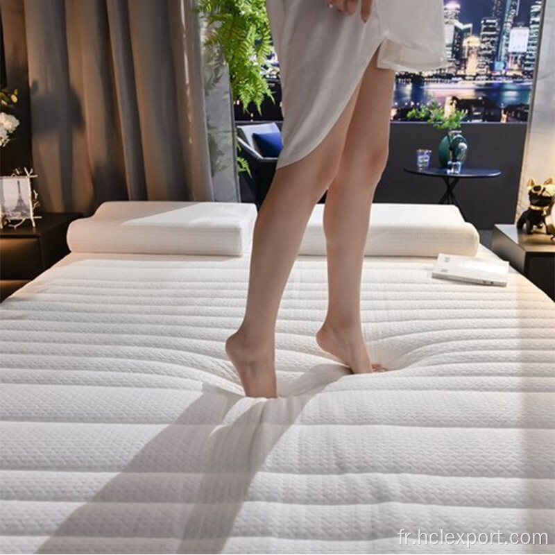 Matelas en mousse de compression mince de sommeil parfait pliant bien pliant