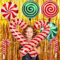 30Pcs Christmas Foil Balloons Set Decorations