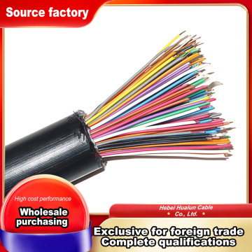 Câble de télécommunication isolé multi-paires à code couleur