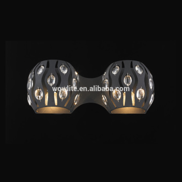 2L The modern iron crystal wall lamp B1723-2BL