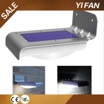 Patent Pending Design Solar Powered Outdoor Wall Garden Lamp Solar Sensor Light