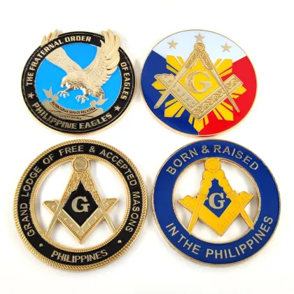 Philippine Eagle Mason Car Decals and Emblems for the Fraternal Order of Eagles