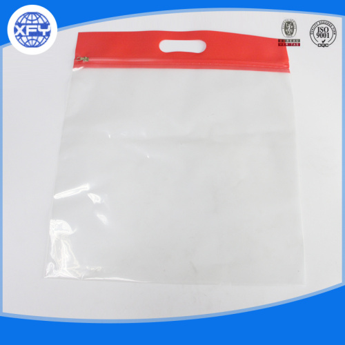 Wholesale Printing PVC Zipper Opening Plastic Bag