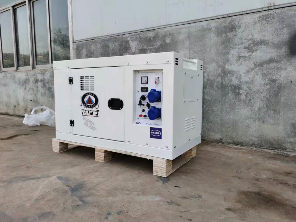 4-Cylinder Water-Cool 6kw Portable Natural Gas Generator Set