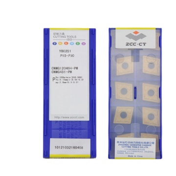 โรงงานขายส่ง zccct แทรก CNMG 120404/120408/190612 PM YBC251 Tungsten Carbide